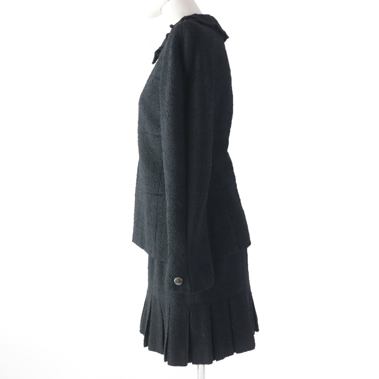 Chanel COCO Mark Tweed Jacket & Skirt Set Classic Flap Tote