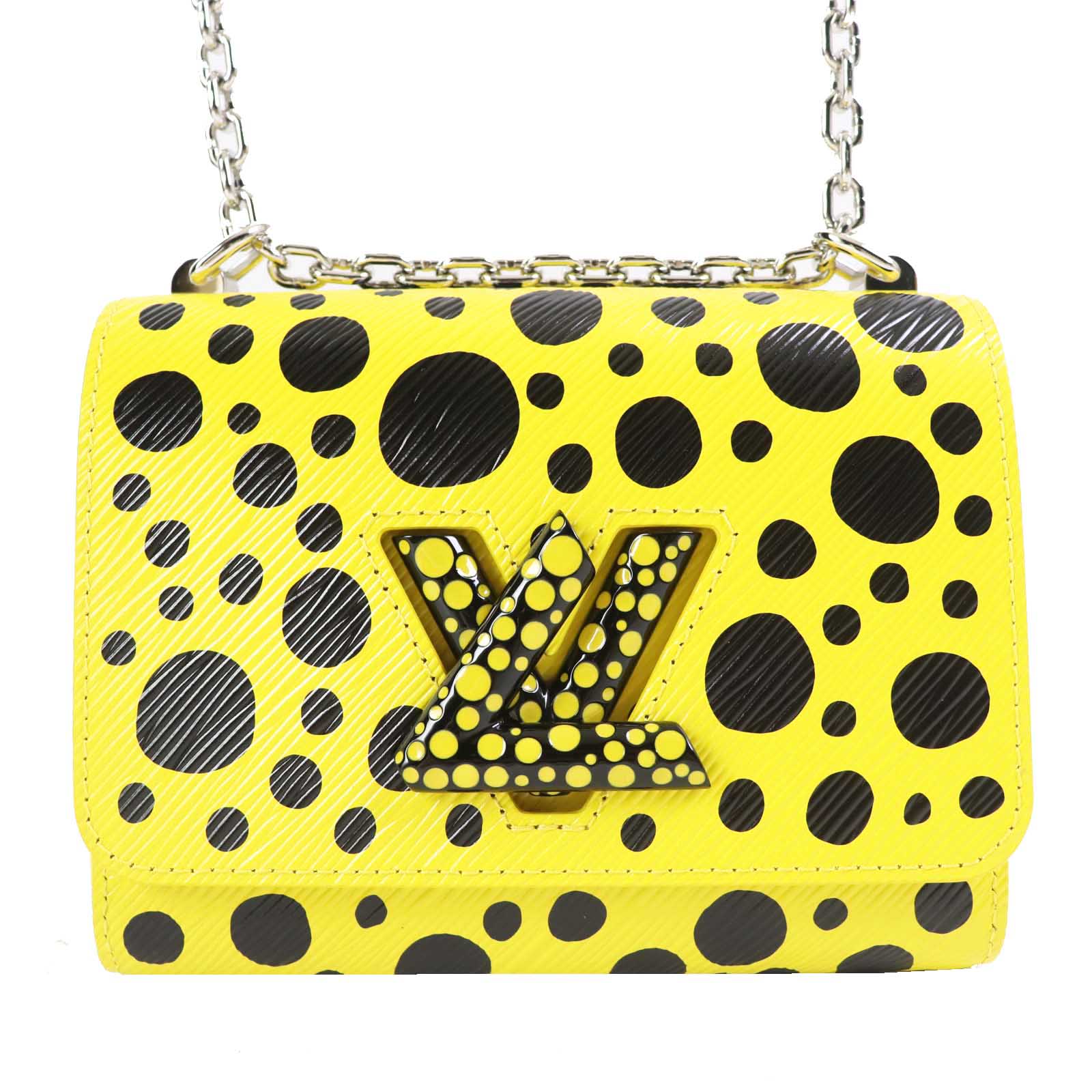 LOUIS VUITTON Shoulder Bag Epi Yellow black Epi Twist PM Women
