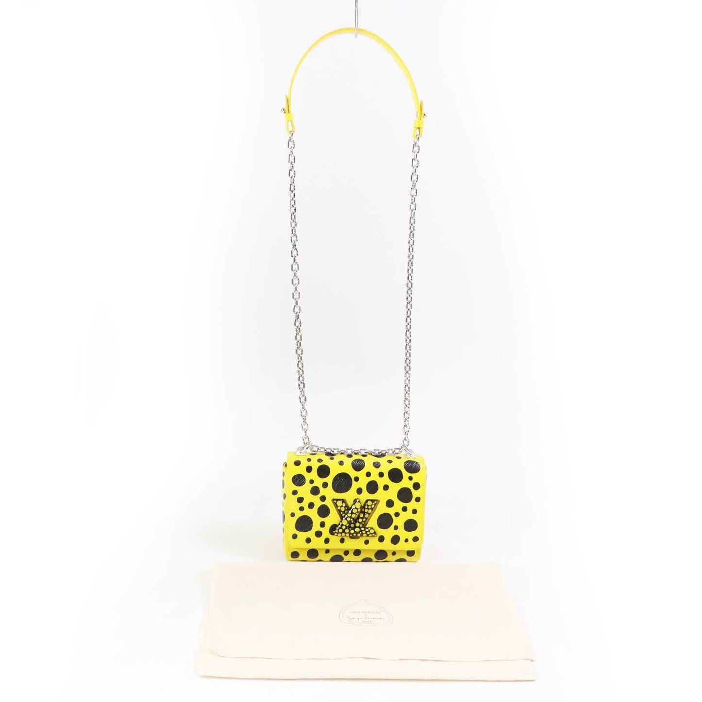 LOUIS VUITTON Shoulder Bag Epi Yellow black Epi Twist PM Women
