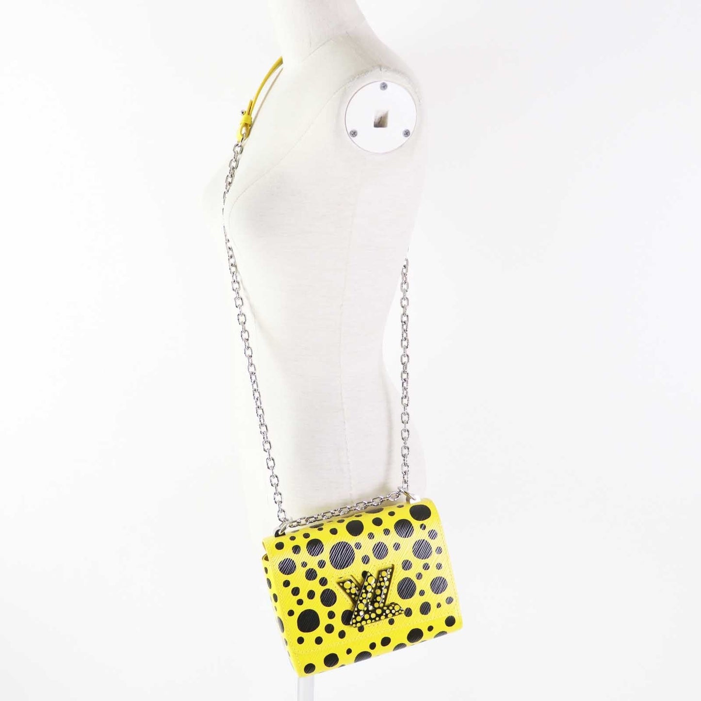 LOUIS VUITTON Shoulder Bag Epi Yellow black Epi Twist PM Women