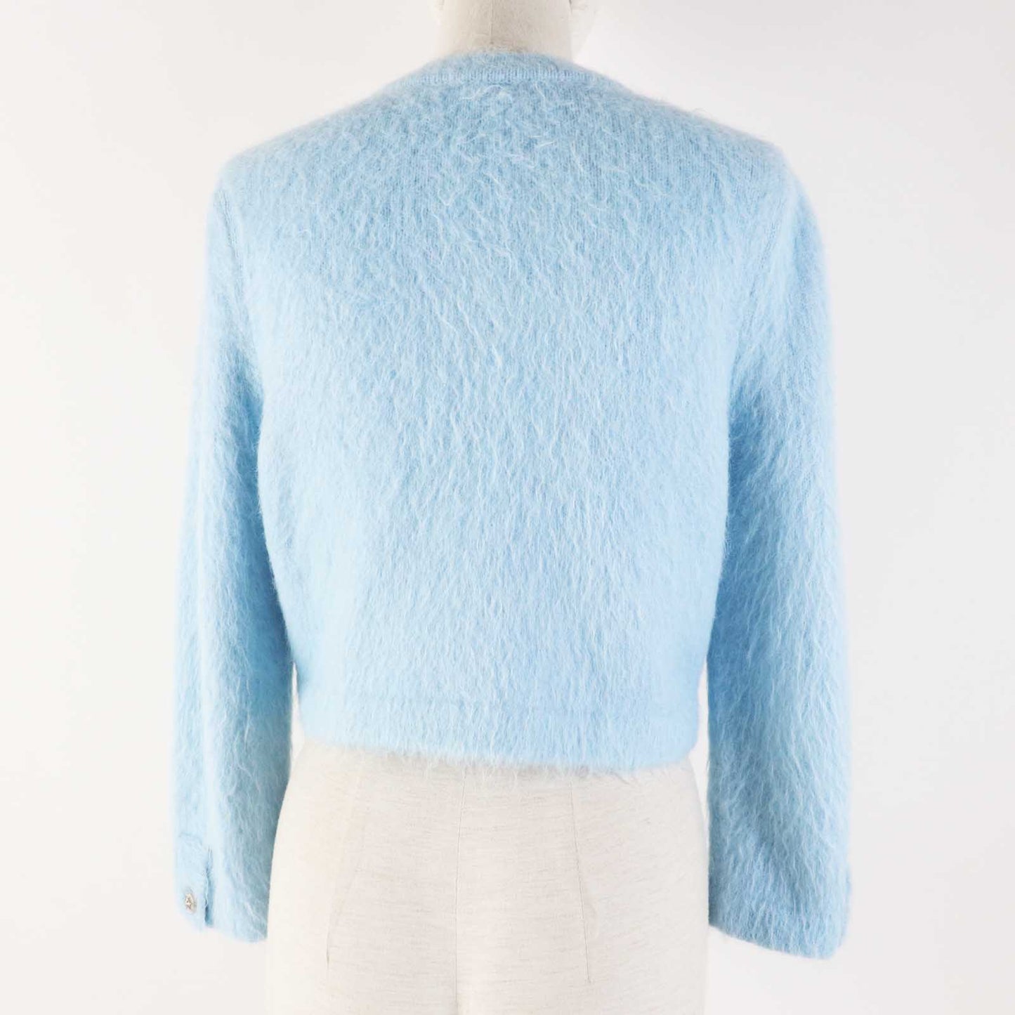 Chanel Cashmere Alpaca Knit Cardigan 36 COCO Button Classic Flap Tote