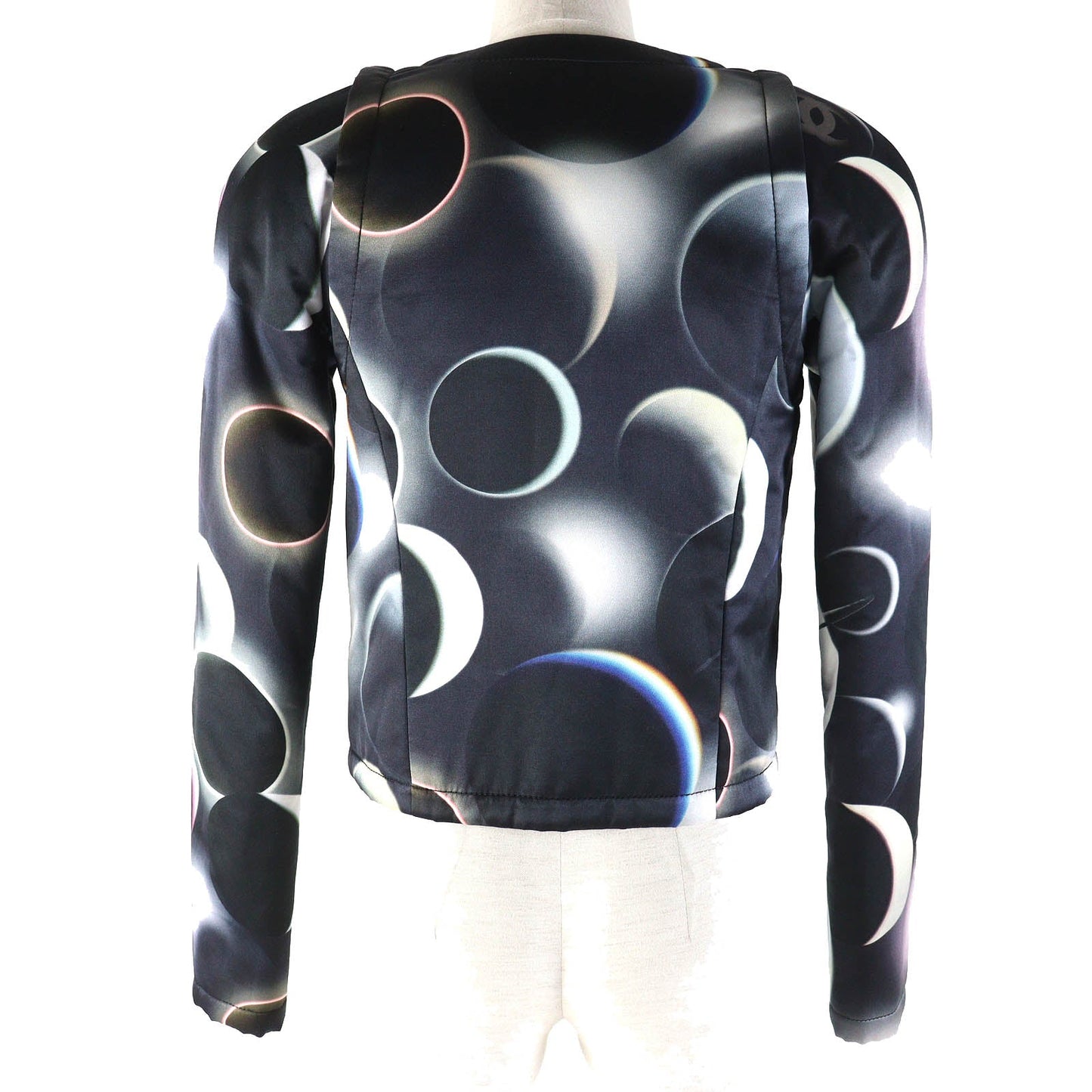 Chanel COCO Mark Button Print Jacket Black 34 Classic Flap Tote