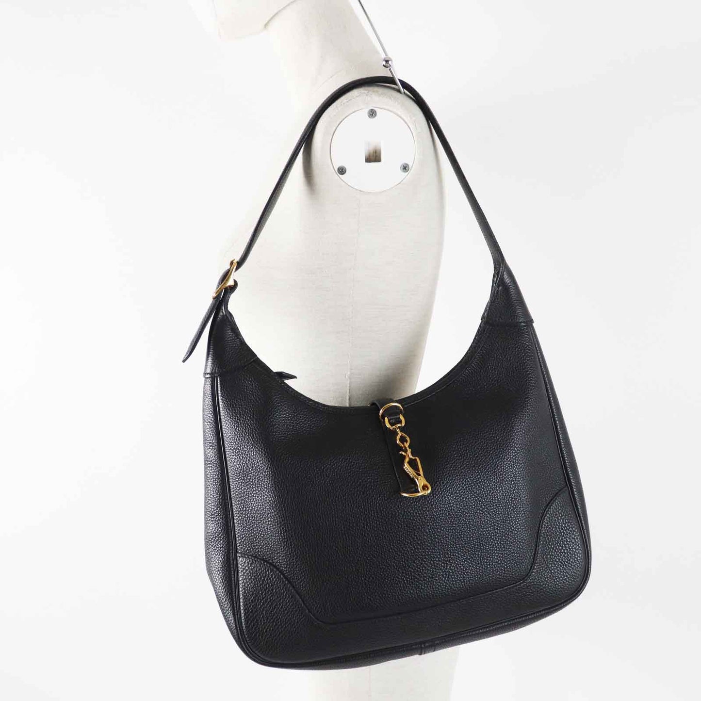 HERMES Shoulder Bag Main: Togo black Trim 31 Women