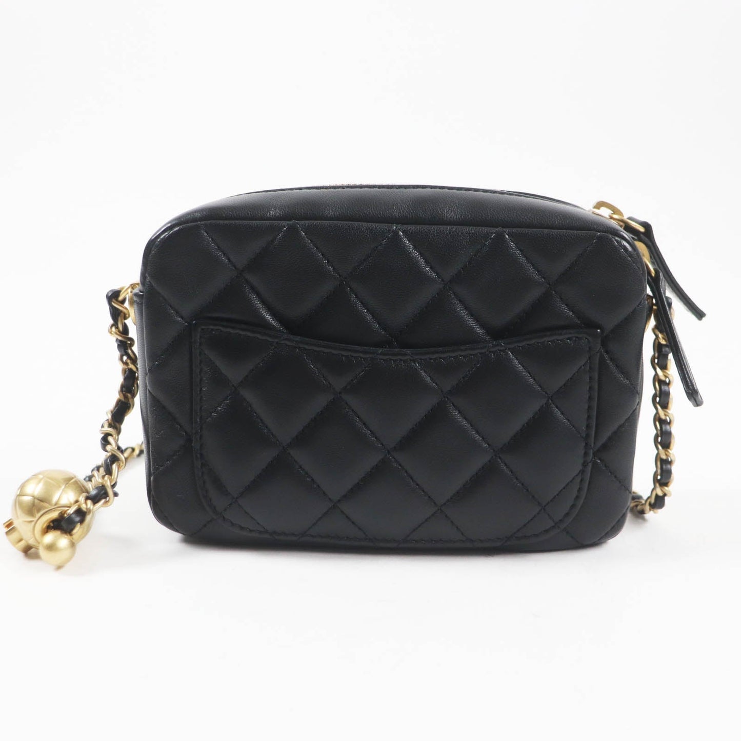 CHANEL Shoulder Bag AS3258 lambskin black Matrasse