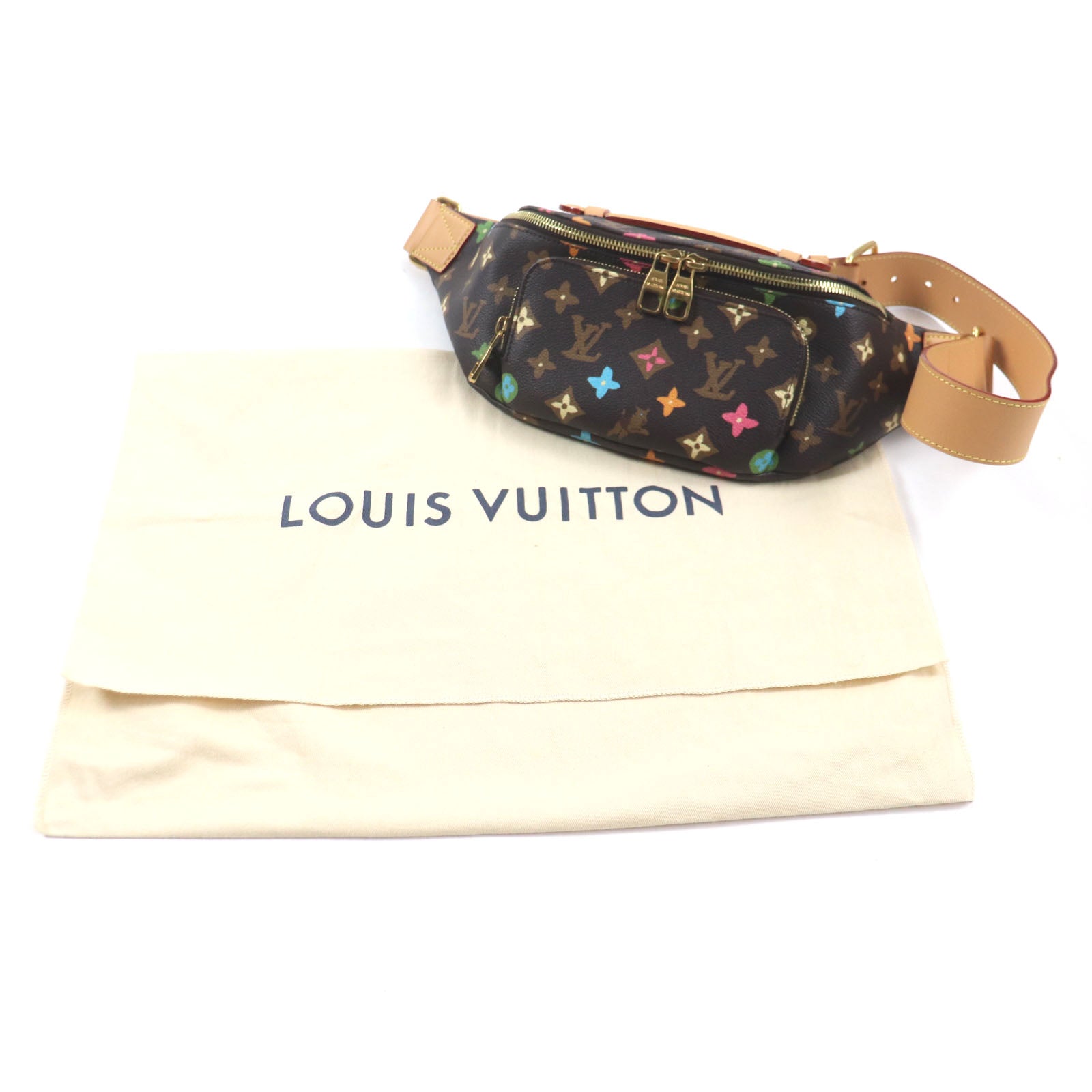 LOUIS VUITTON Sling bag Monogram Craggy Canvas chocolate Rush Bum Bag