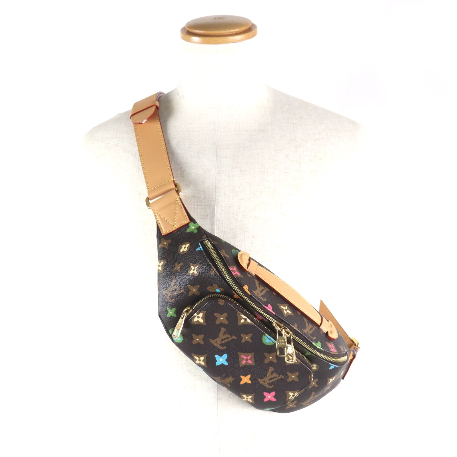 LOUIS VUITTON Sling bag Monogram Craggy Canvas chocolate Rush Bum Bag
