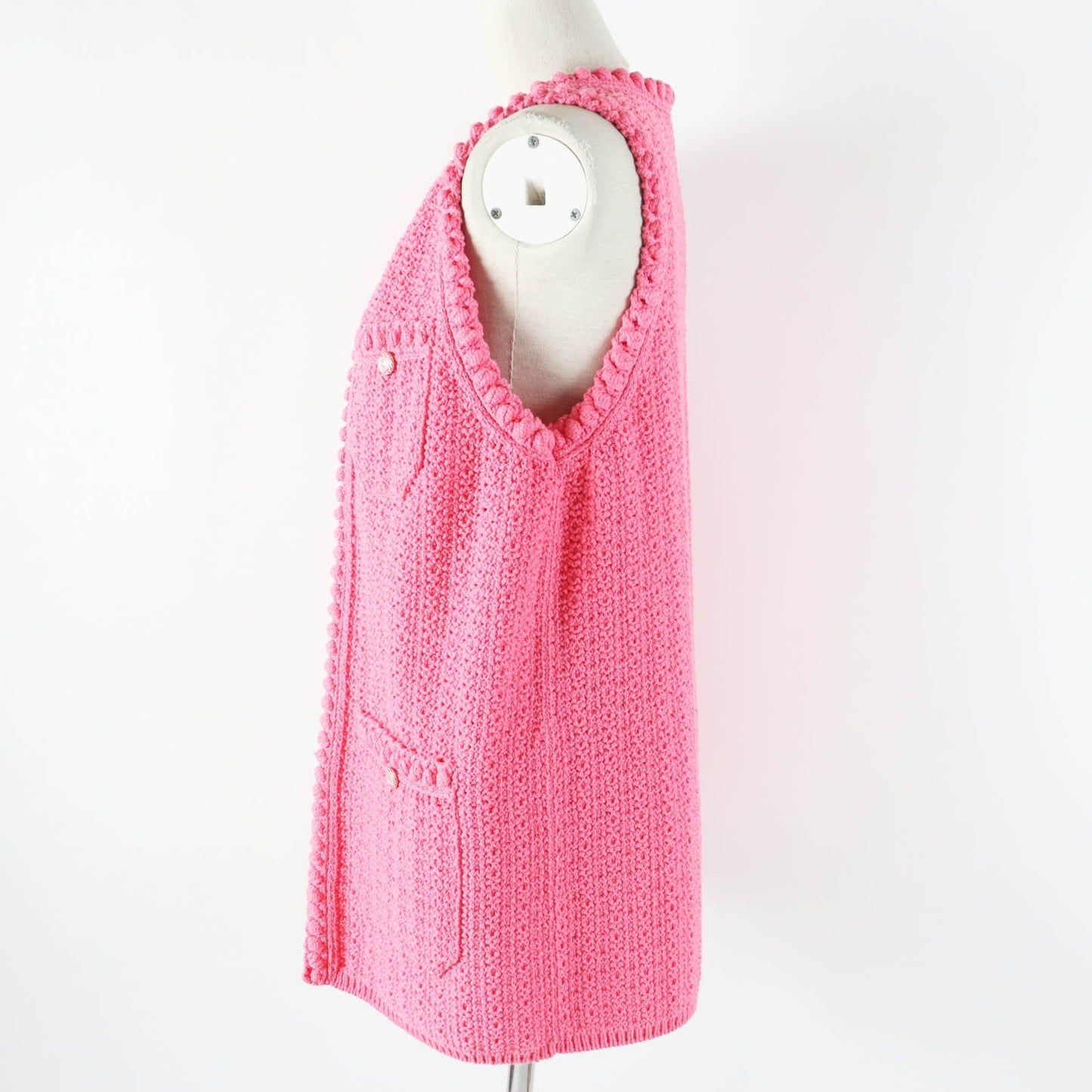Chanel Cotton Polyamide Long Gilet 34 Classic Flap Tote