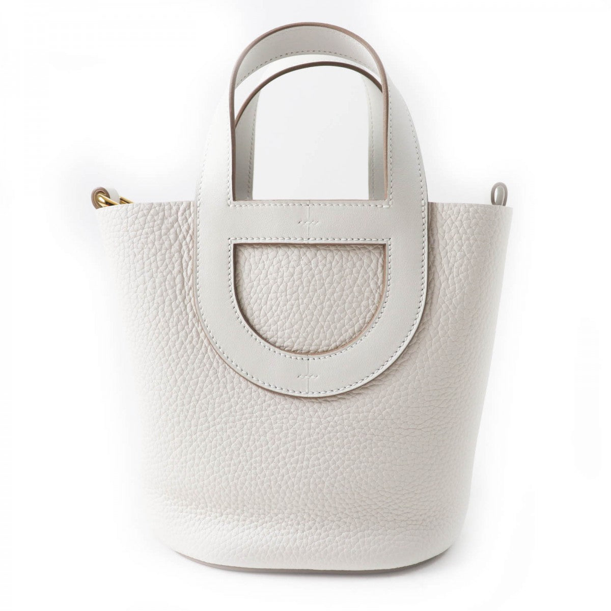HERMES Handbag Main FTaurillon Clemence white in the loop 18 Women