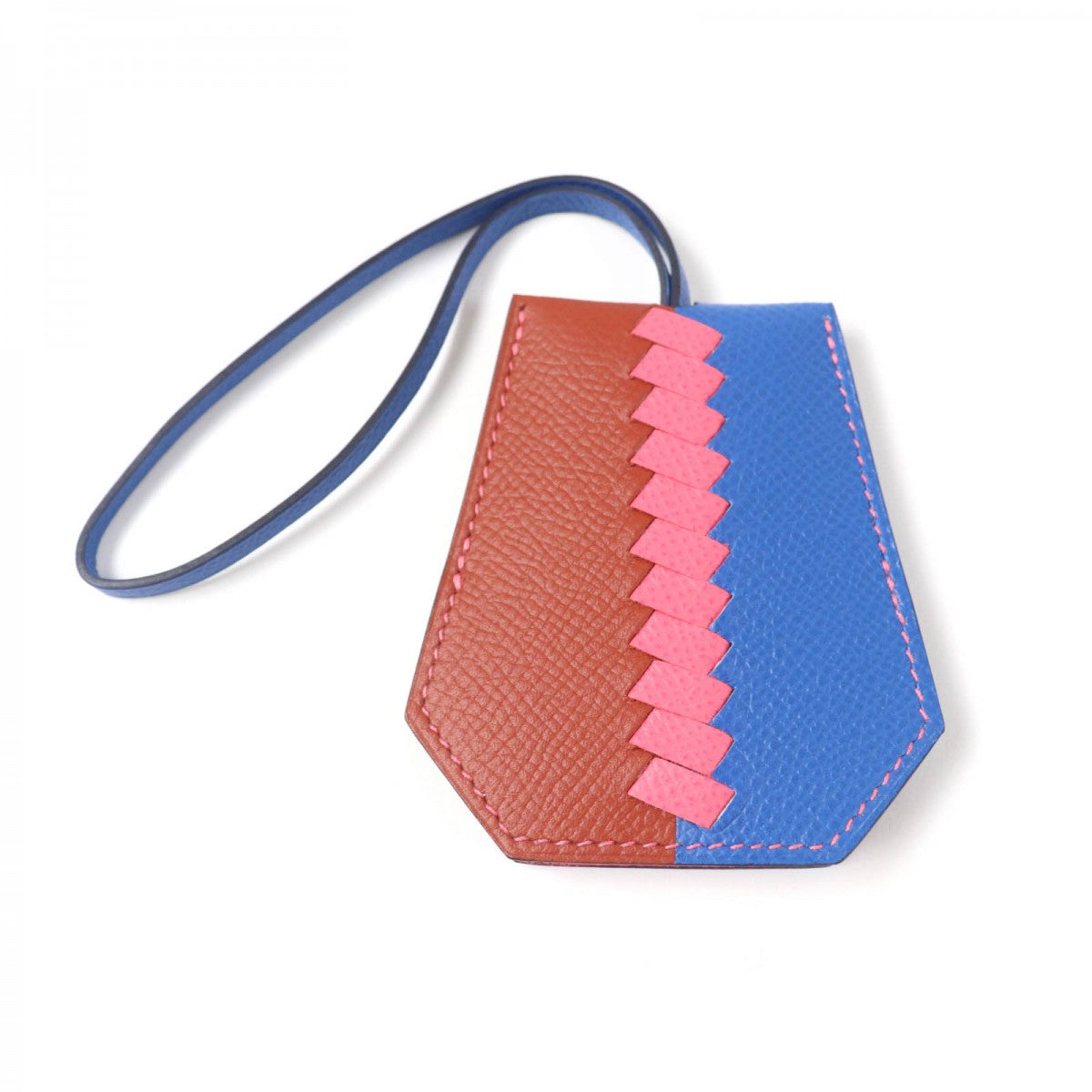 HERMES Bag charm Main FEpsom multicolor Clochette ECle Grand Trace Women