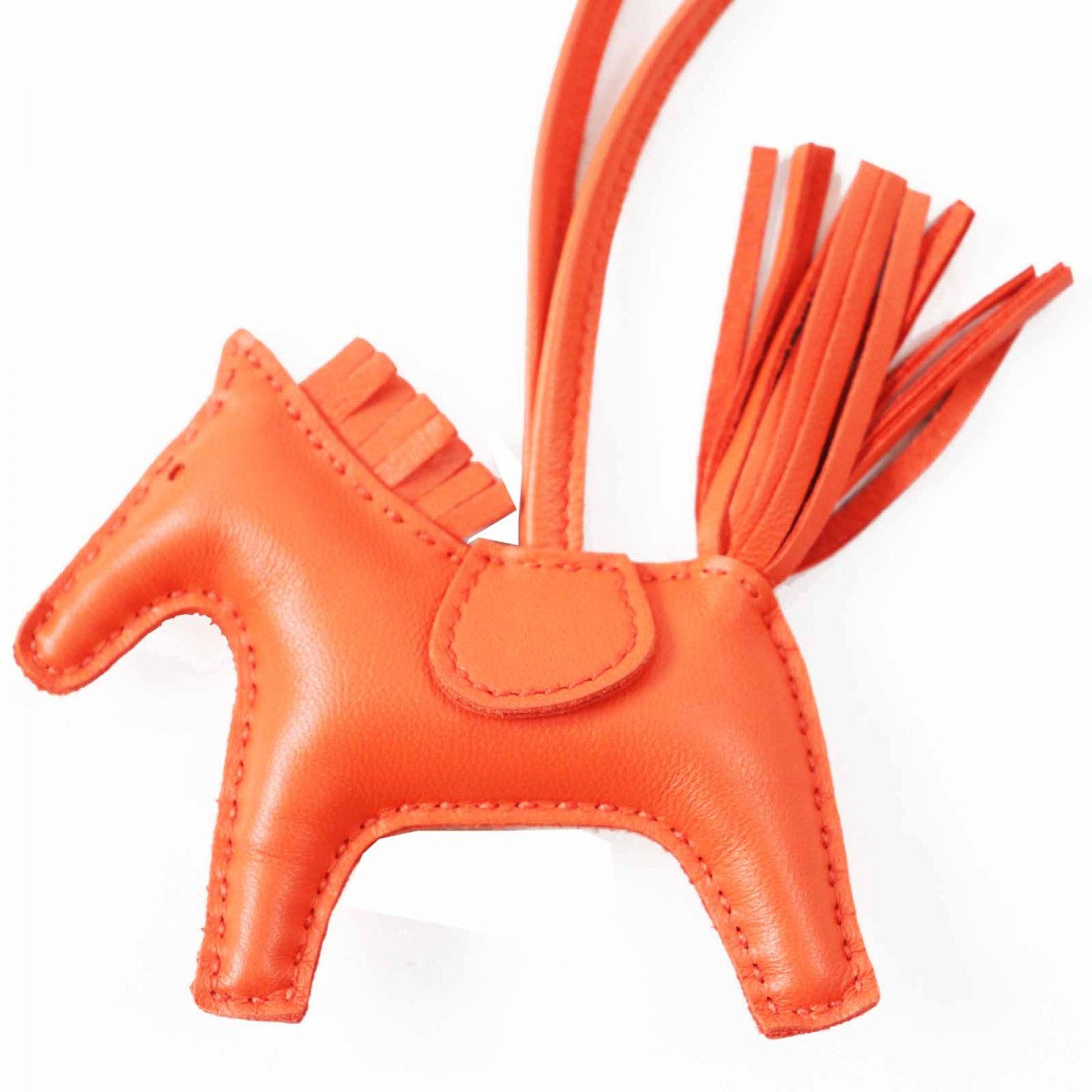 HERMES Bag charm Anyo Miro Orange Rodeo Charm PM Women