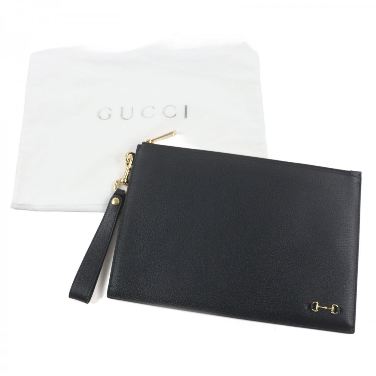 GUCCI Clutch bag 700524 Main: Leather black mens