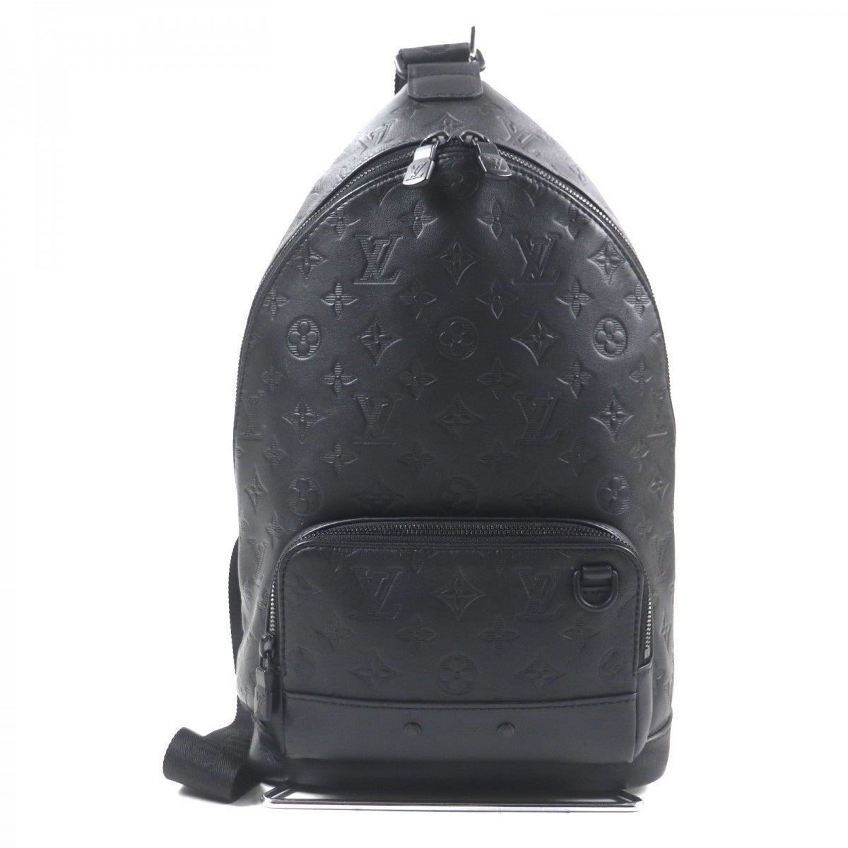 LOUIS VUITTON Sling bag Main: Leather black Monogram Shadow Racer Sling Bag mens