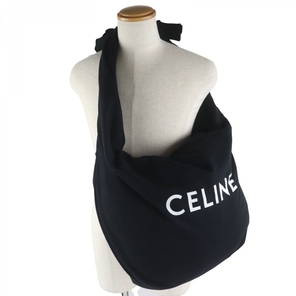 CELINE Shoulder Bag 11020 2EKO Main: Wool black MEDIUM SWEAT BAG mens