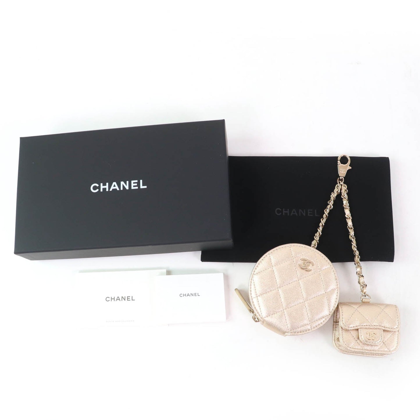 Chanel Matelasse Coin Case AirPods Pro Case Handbag