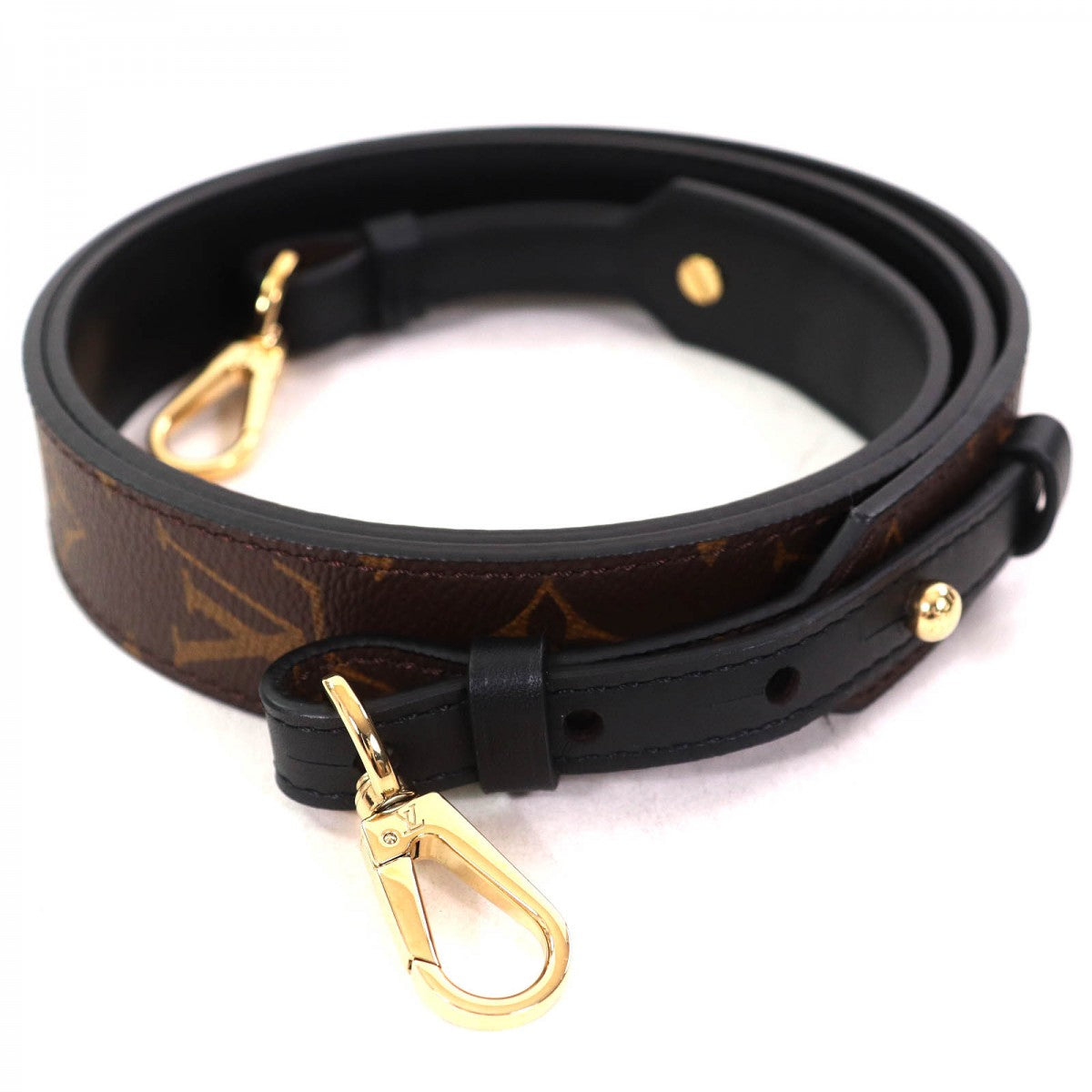 LOUIS VUITTON Shoulder strap Monogram canvas Brown