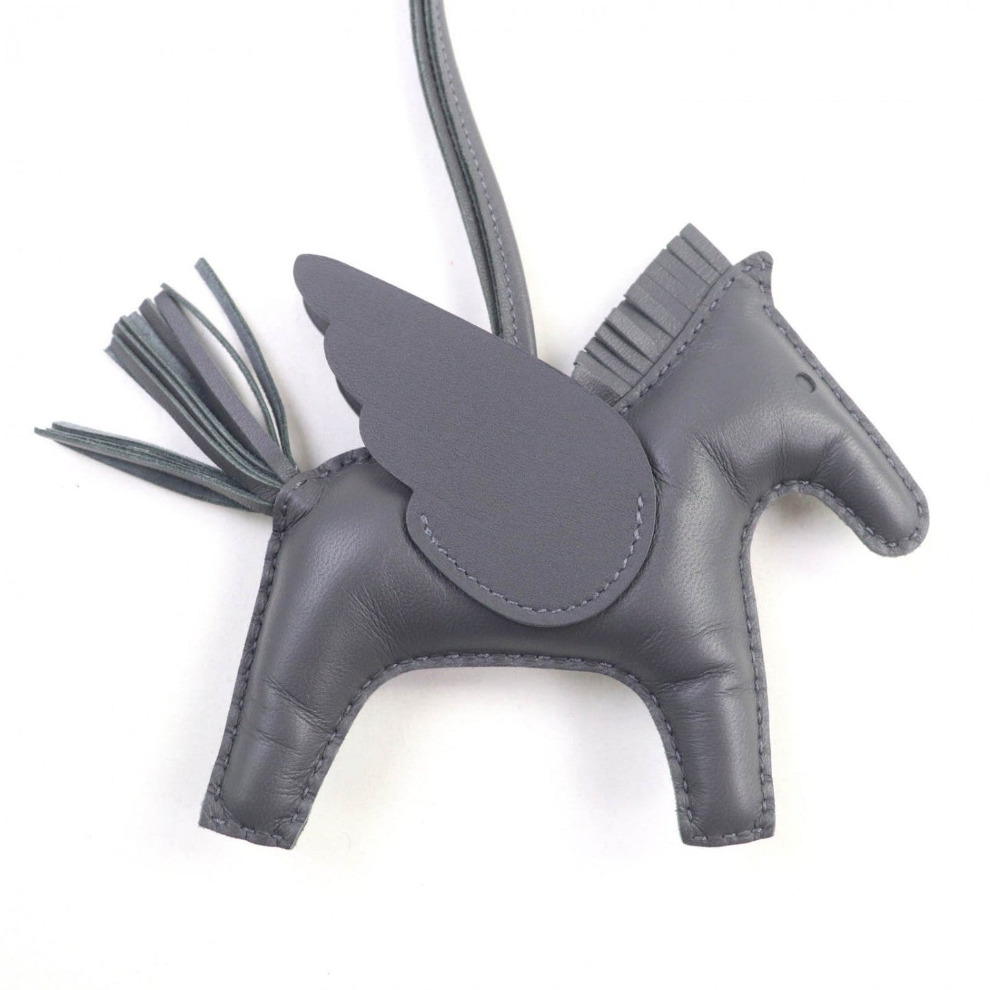 HERMES Bag charm Anyo Miro gray Rodeo Charm Pegasus MM