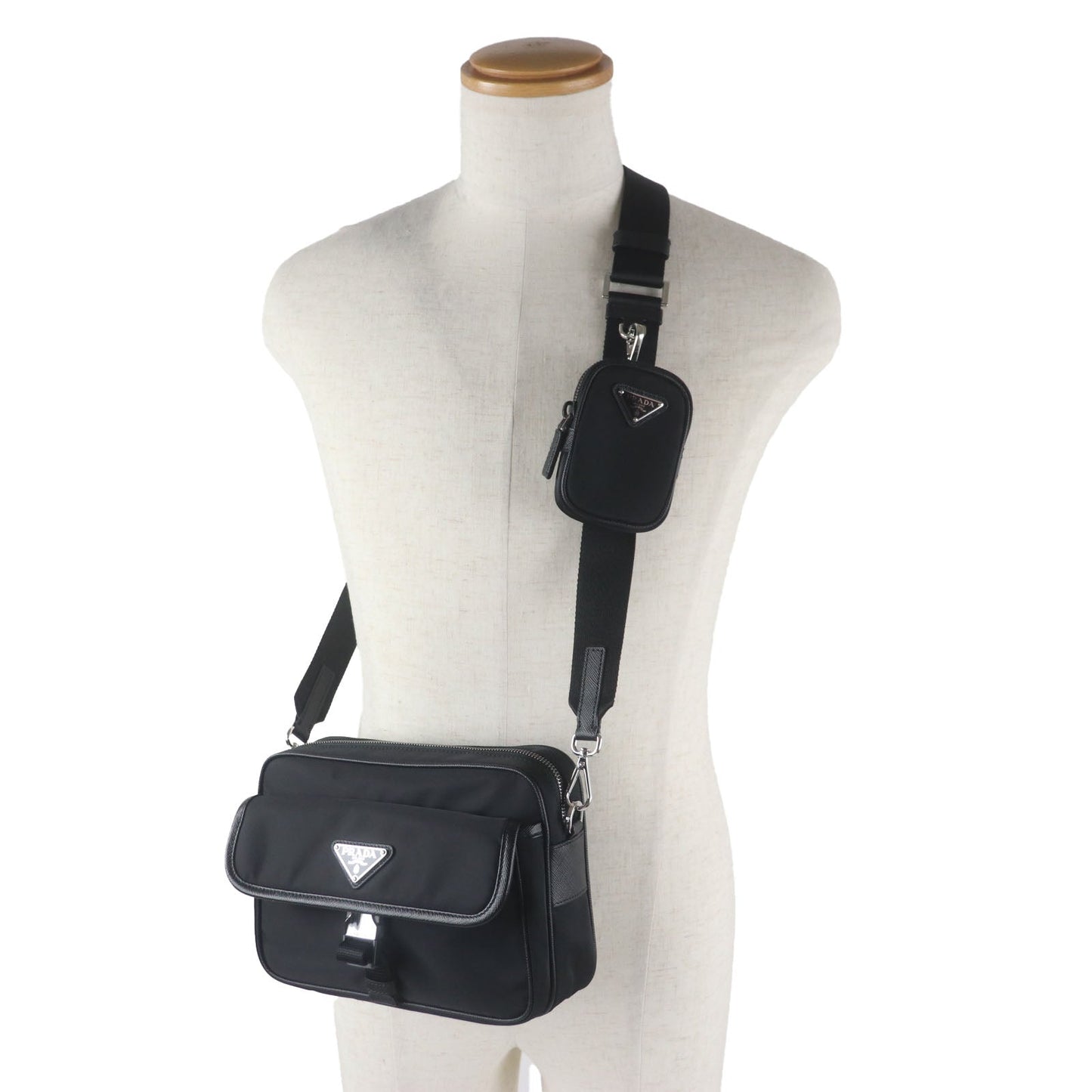 Prada 2VH133 Nylon Shoulder Bag