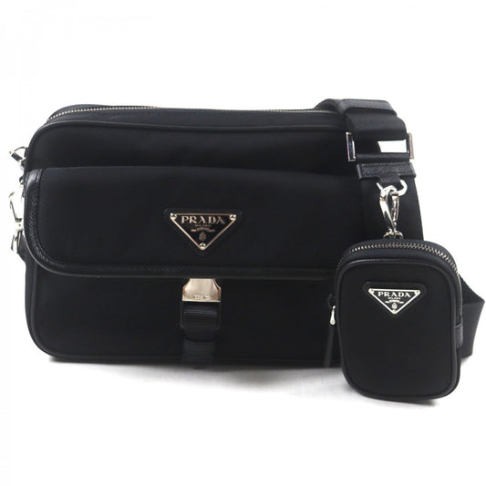 PRADA Shoulder Bag 2VH133 Nylon black