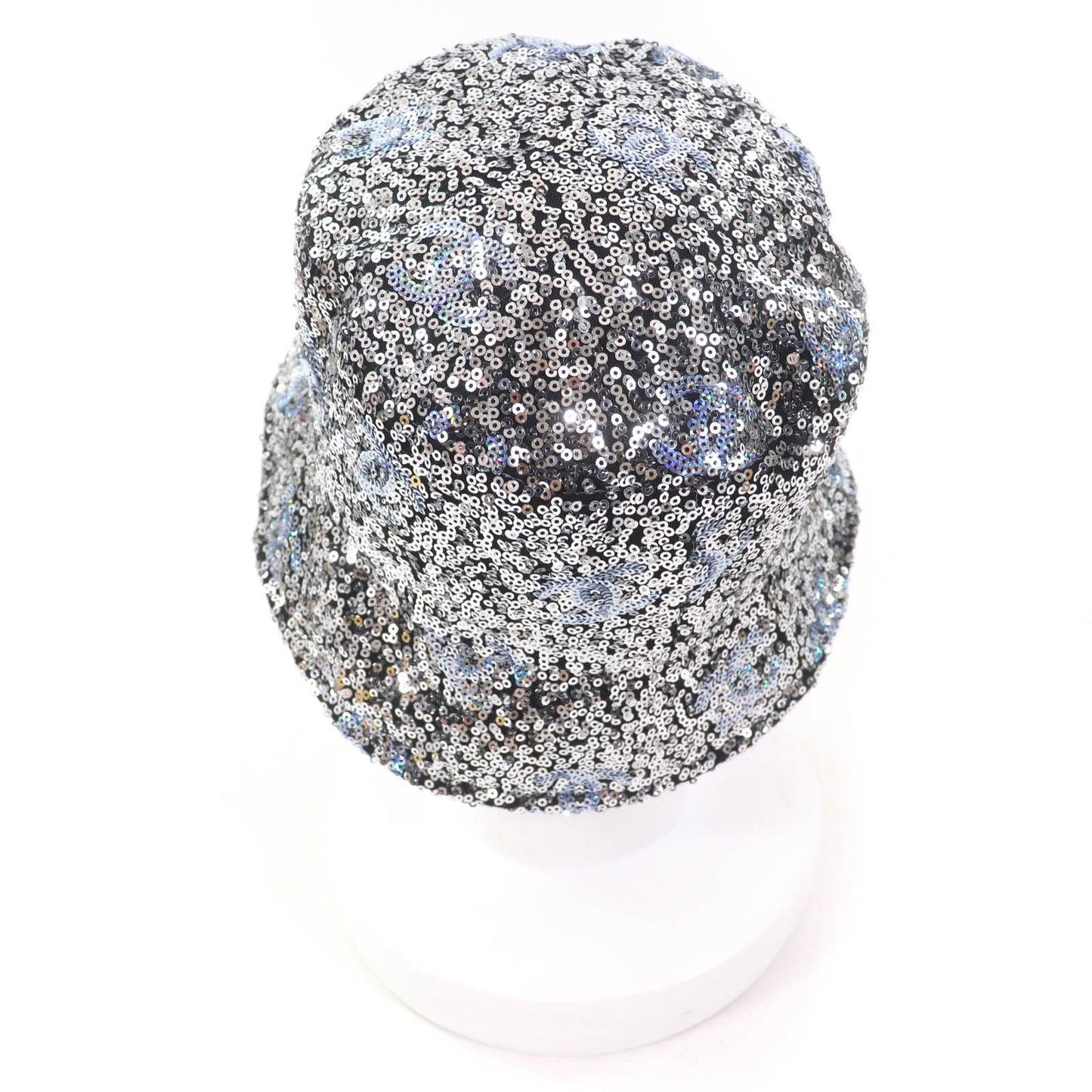 Chanel Sequin COCO Mark Polyester Bucket Hat Handbag