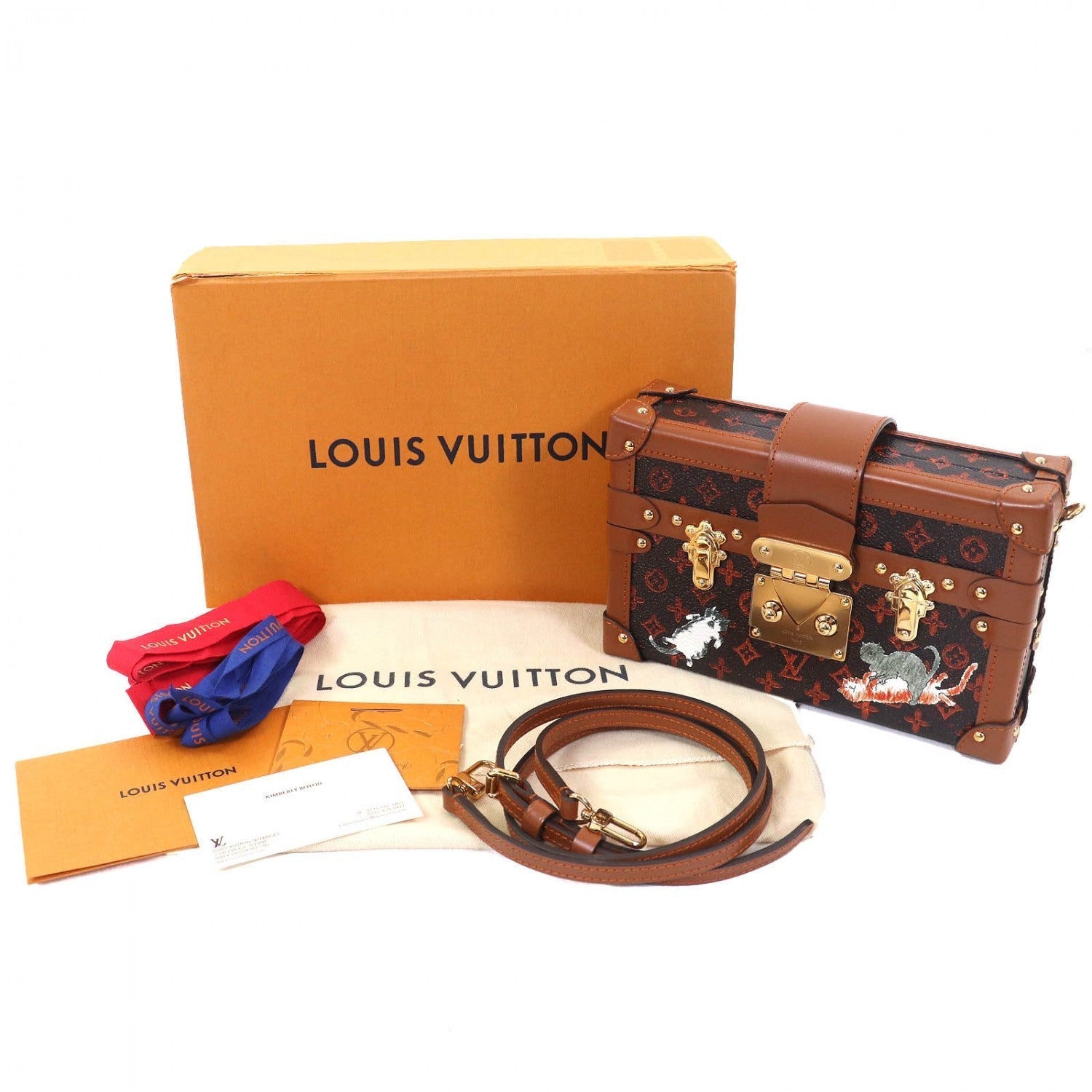LOUIS VUITTON Shoulder Bag Transformed monogram canvas Brown Petite Malle Transformed Catgram