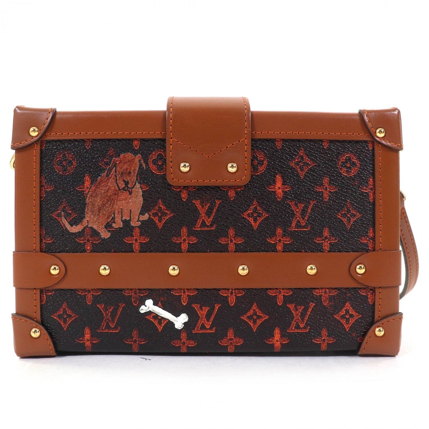 LOUIS VUITTON Shoulder Bag Transformed monogram canvas Brown Petite Malle Transformed Catgram