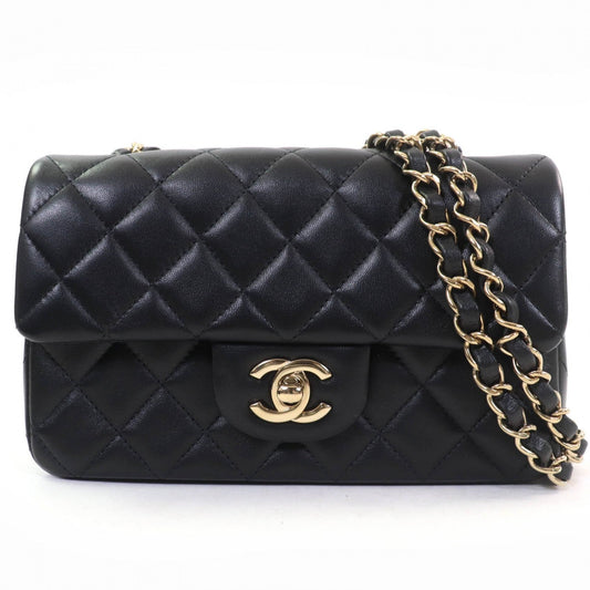 CHANEL Shoulder Bag A69900 lambskin black Mini Matrasse 20