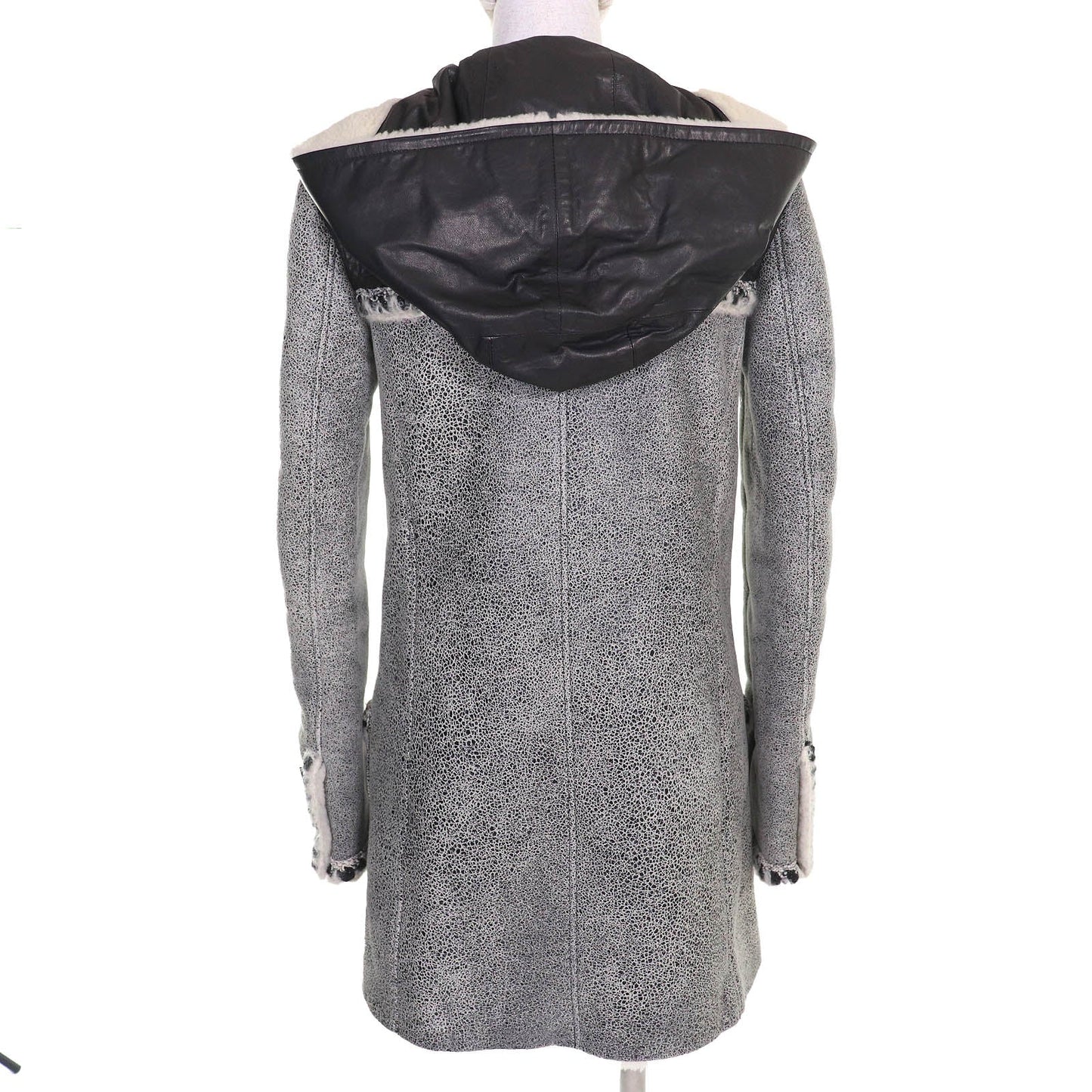 Chanel Duffel coat Leather Mouton Coat Handbag