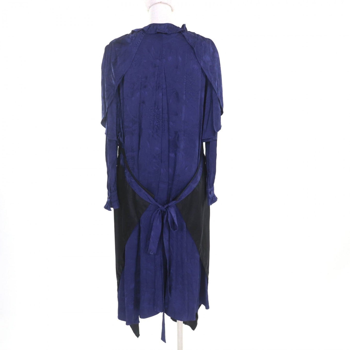 BALENCIAGA one piece 663002 Rayon Navy 36