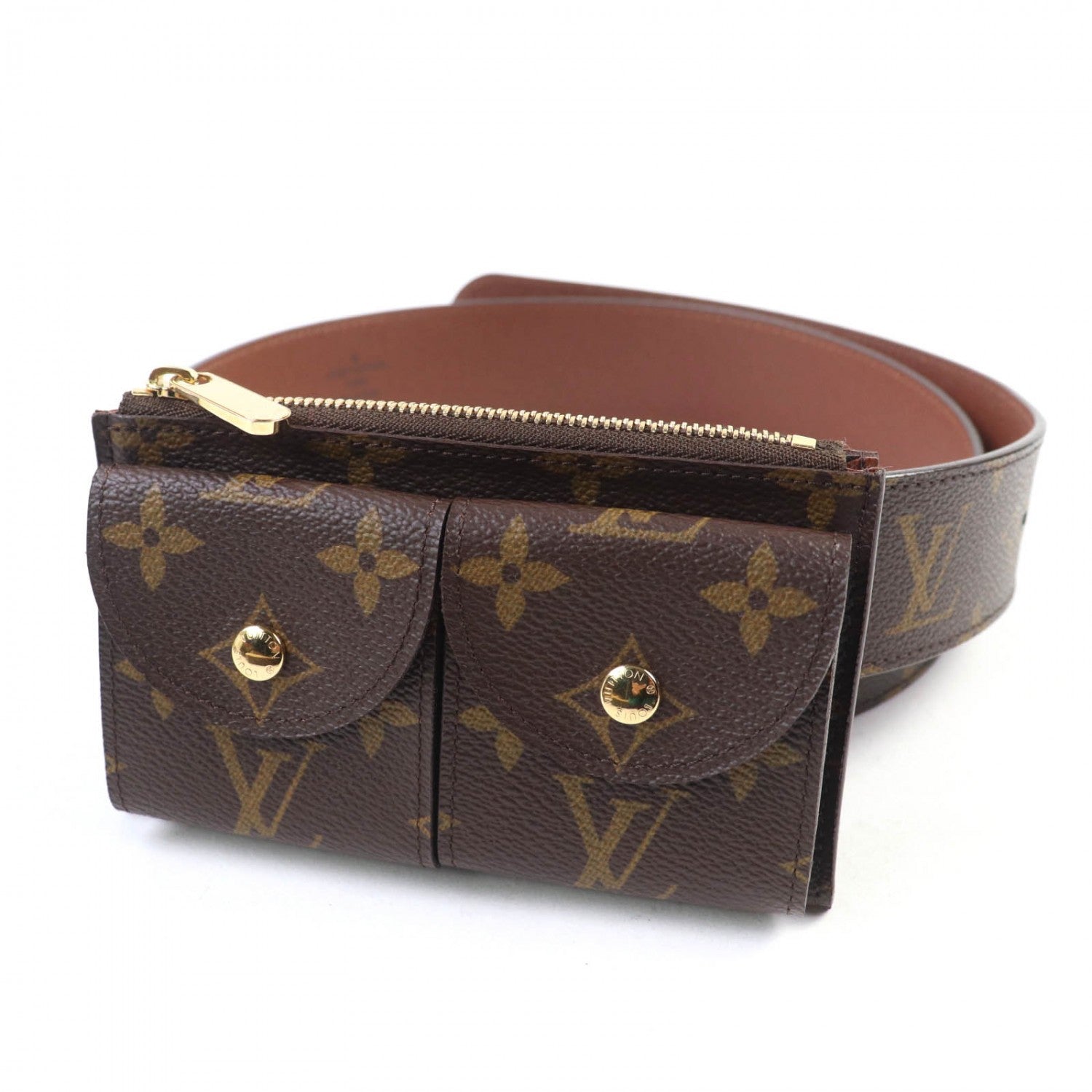LOUIS VUITTON Pouch Monogram canvas Brown Santur Pochette Duo Bag 90/36
