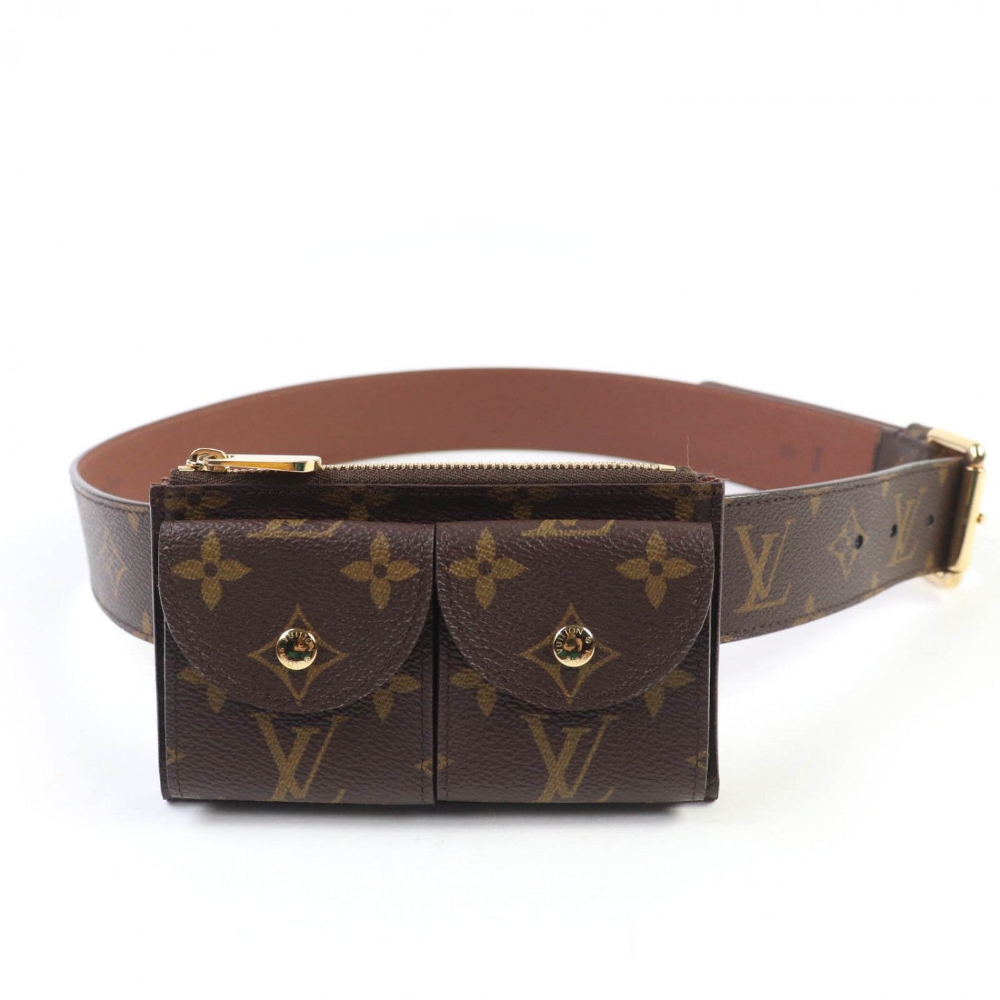 LOUIS VUITTON Pouch Monogram canvas Brown Santur Pochette Duo Bag 90/36