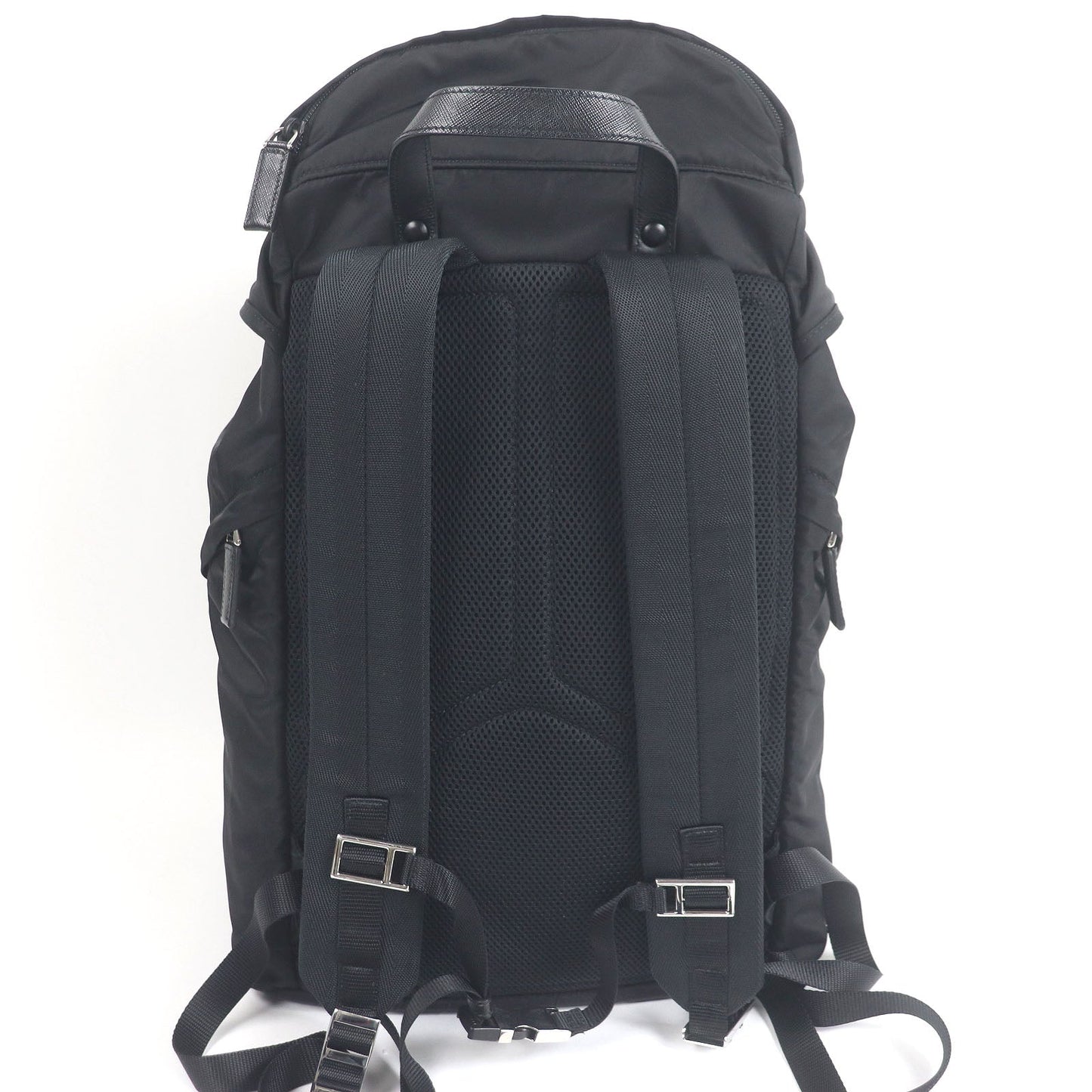 Prada Re-Nylon Saffiano Leather Backpack