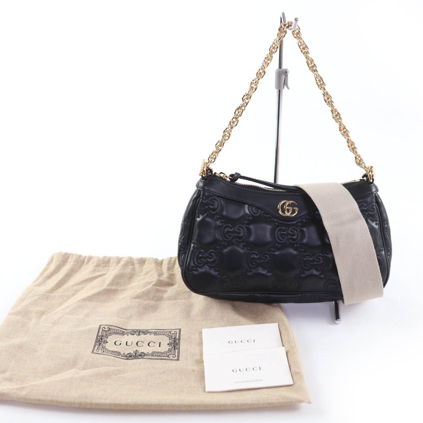 Gucci GG Matelasse 2way Leather Handbag