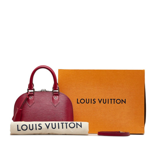 Louis Vuitton Epic Alma BB Handbags Shoulder Bag 2WAY M40851 Fushai Pink Leather Louis Vuitton