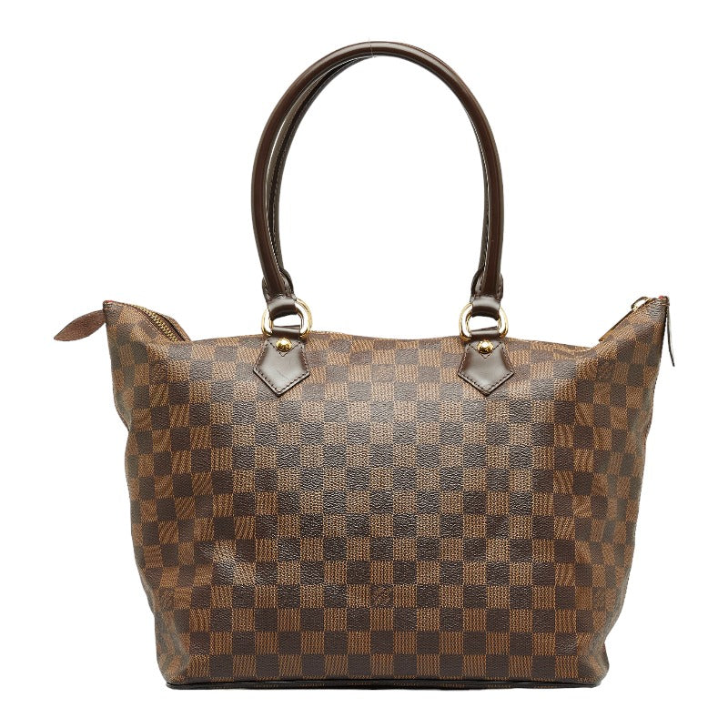 Louis Vuitton Damier Salée MM Handbag N51188 Eve Brown PVC Leather Louis Vuitton