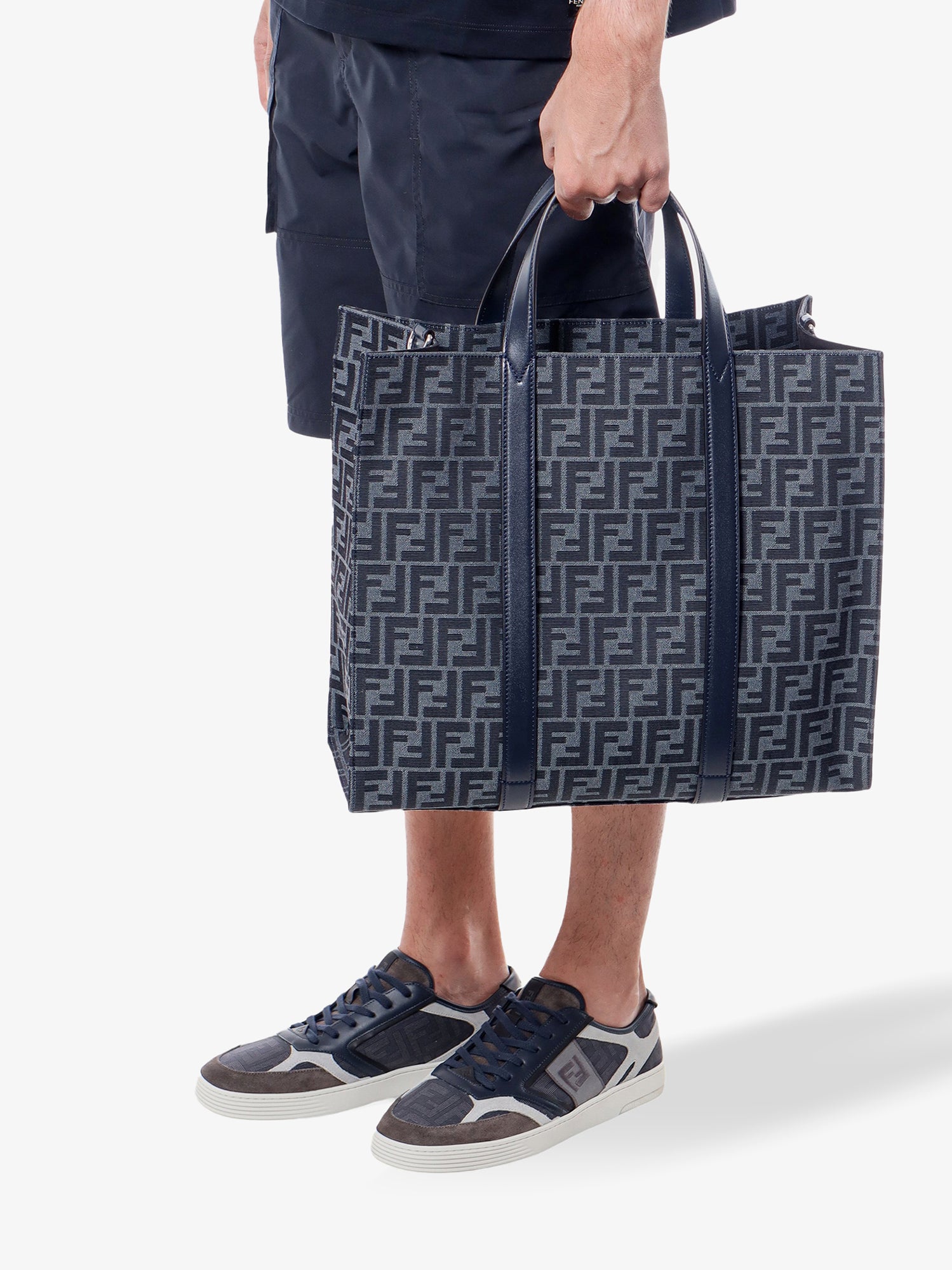 Fendi Man Fendi Man Blue Handbags