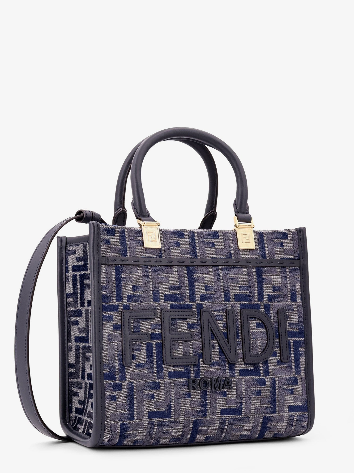 Fendi Woman Fendi Woman Blue Handbags