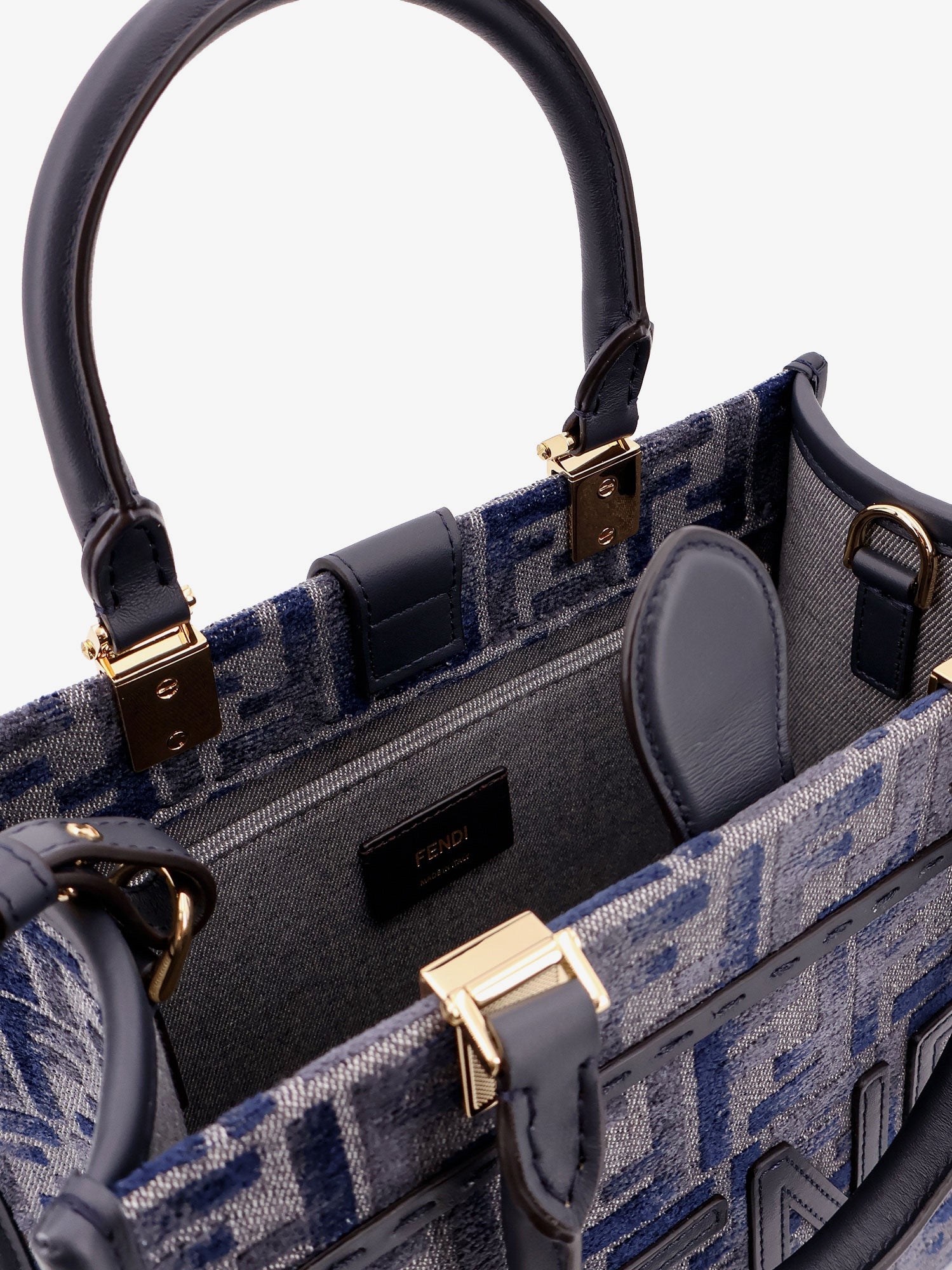 Fendi Woman Fendi Woman Blue Handbags