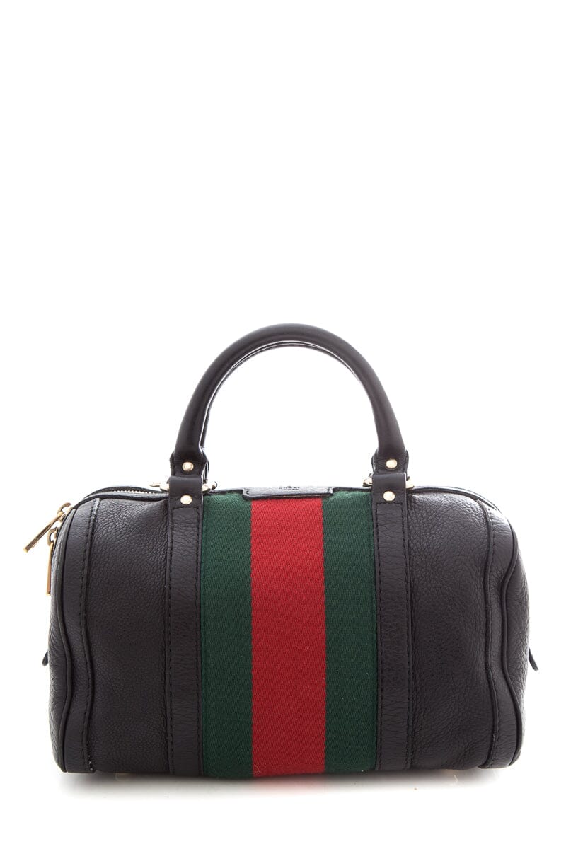 Gucci Black Leather Handbag Style 1