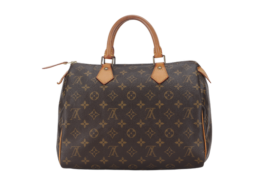 LOUIS VUITTON ( ) MONOGRAM CANVAS GOLD HARDWARE WITH LOCK AND KEYS, NO DUST COVER Handbag