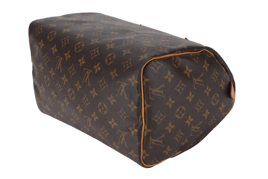 LOUIS VUITTON ( ) MONOGRAM CANVAS GOLD HARDWARE WITH LOCK AND KEYS, NO DUST COVER Handbag