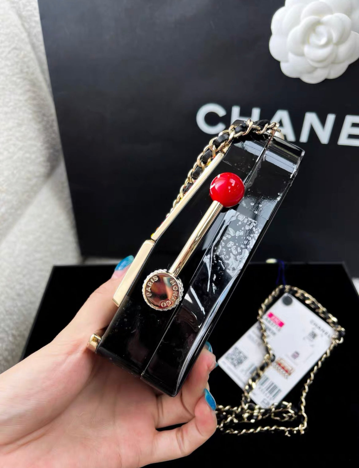 CHANEL CASINO MINAUDIÃRE BAG 23C MONACO SLOT MACHINE EVENING CLUTCH