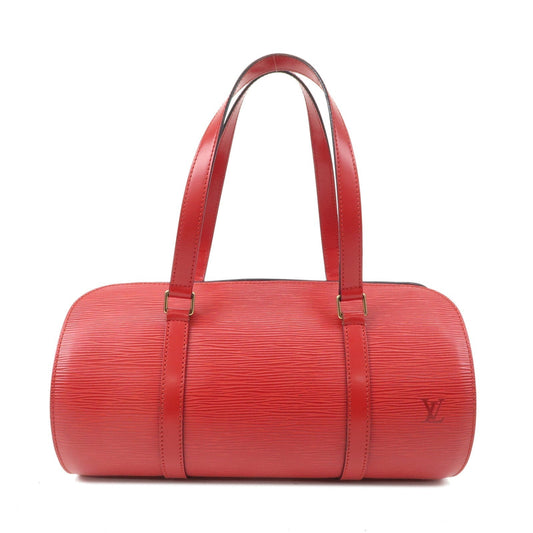 Louis Vuitton Epi Soufflo Hand Bag Castillian Red M52227