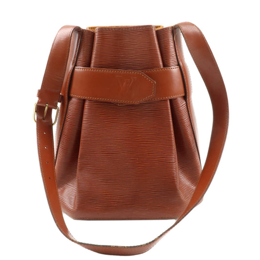 Louis Vuitton Epi Sac D'epaule PM Bucket Bag Kenya Brown M80203