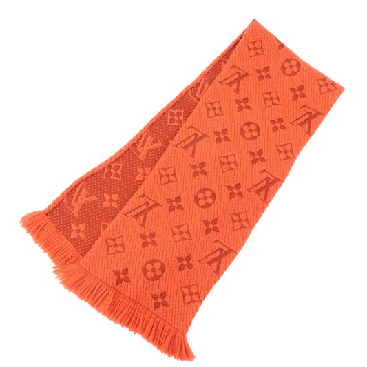 Louis Vuitton Escharpe Logo Mania Knit Scarf Corail M75701