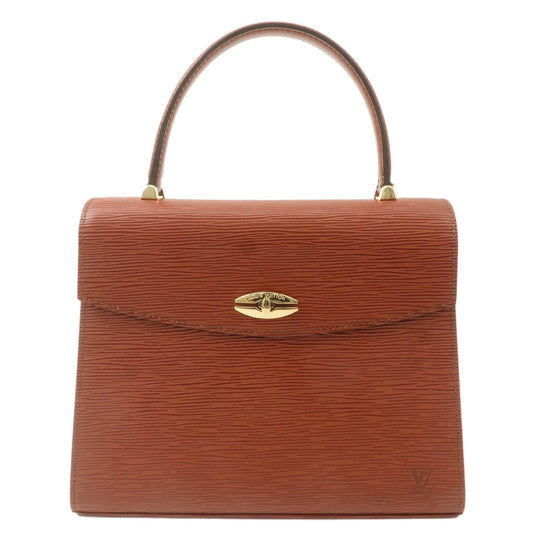 Louis Vuitton Epi Malselv Hand Bag Kenya Brown M52373