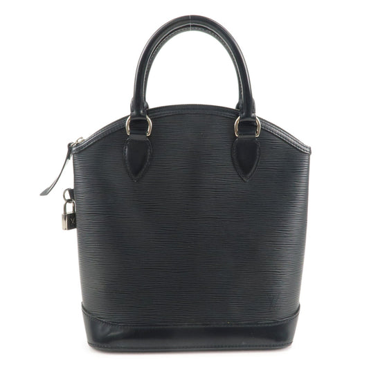 Louis Vuitton Epi Leather Lock It Hand Bag Noir M42292