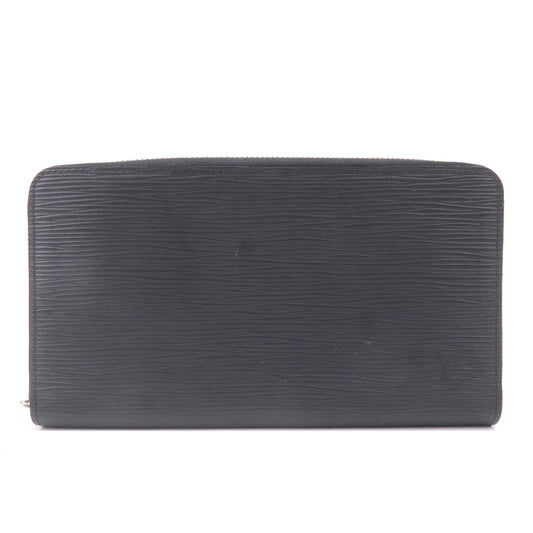 Louis Vuitton Epi Zippy Organizer Wallet Black Noir M63852