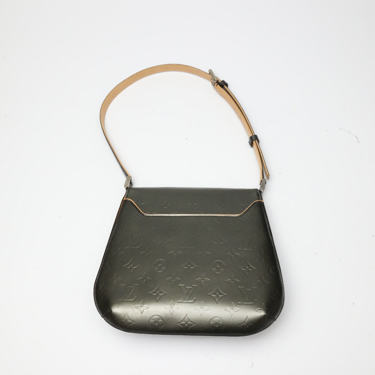 LOUIS VUITTON Shoulder Bag Monogram Matte Leather Noir mat Webster Street Women