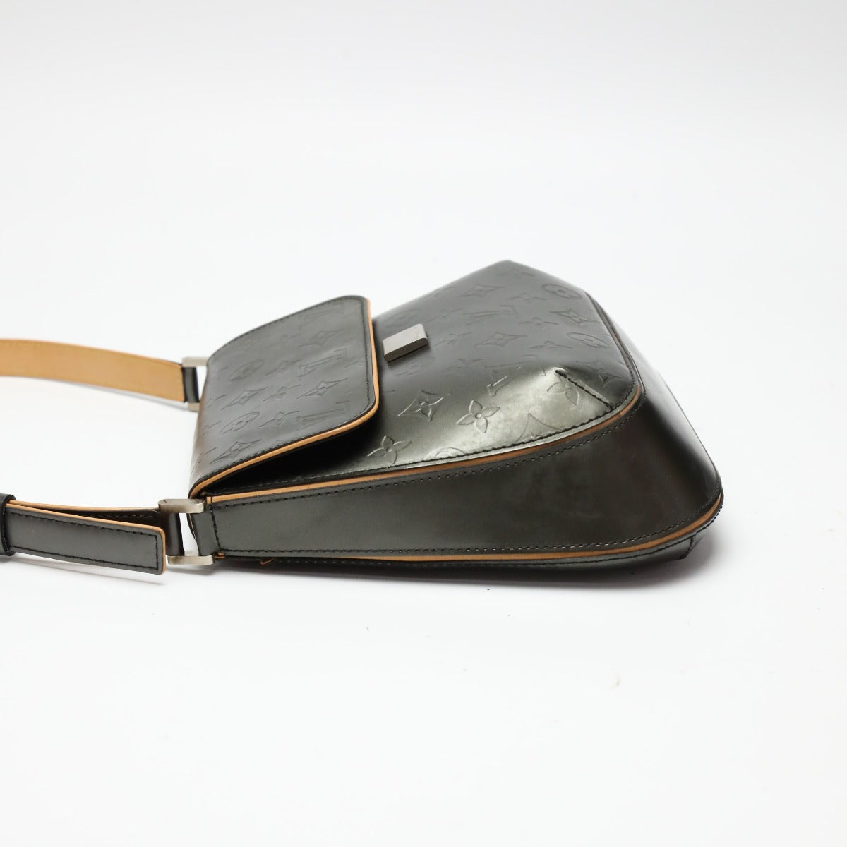 LOUIS VUITTON Shoulder Bag Monogram Matte Leather Noir mat Webster Street Women
