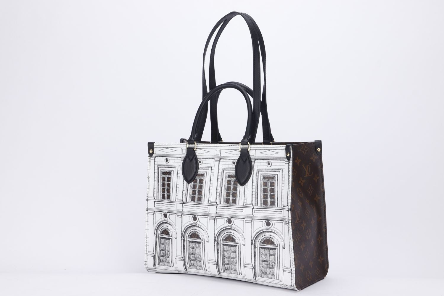 Louis Vuitton On The Go Fornasetti Capsule Collection ( ) MM Size, with Dust Cover Handbag